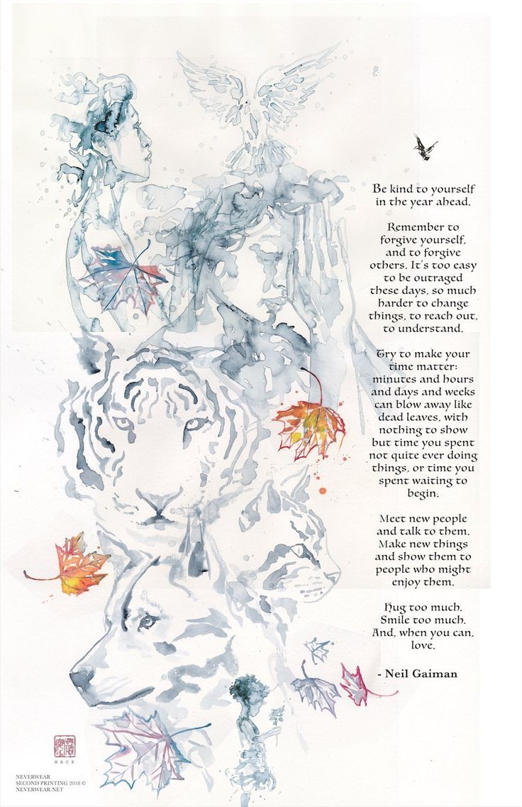 Neil Gaiman's New Year Tiger Wish illustrated by David Mack