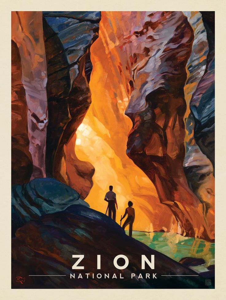 Anderson Design Group – American National Parks – Zion National Park: Virgin River Narrows