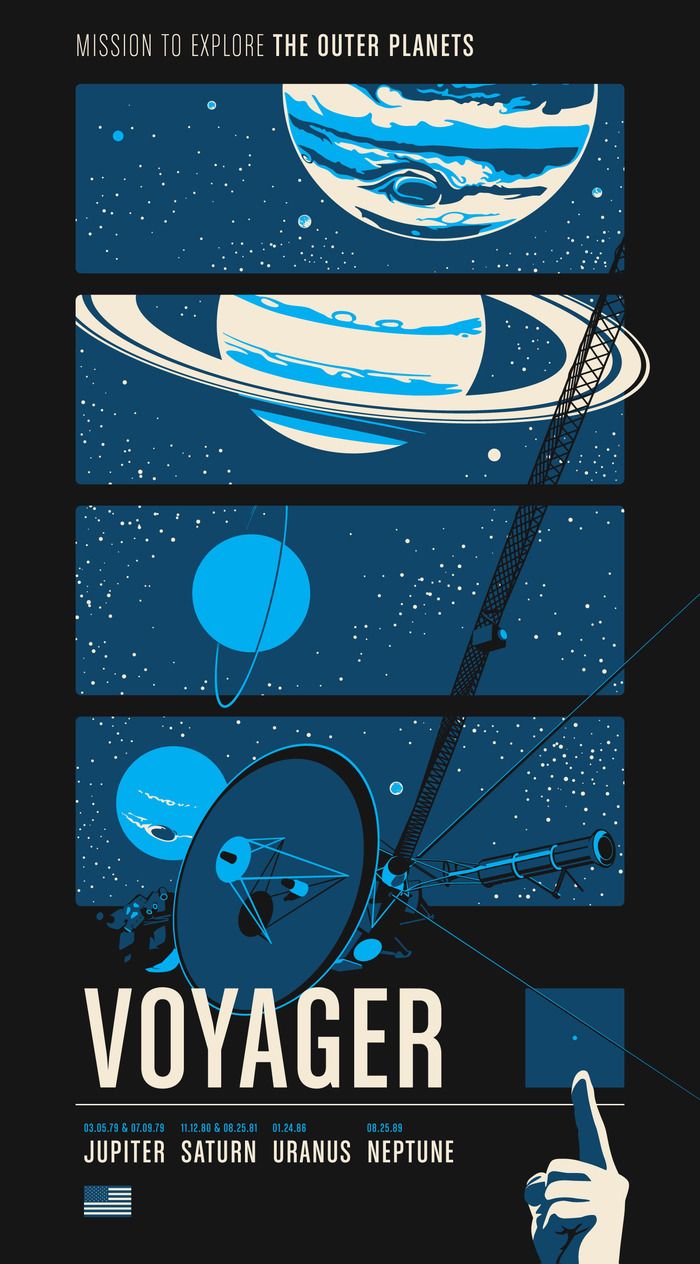 Voyager - Robotic Space Missions Posters